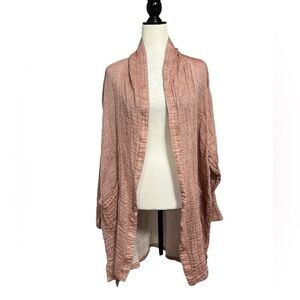 EILEEN FISHER Organic Cotton Gauze Long Sleeve Cardigan